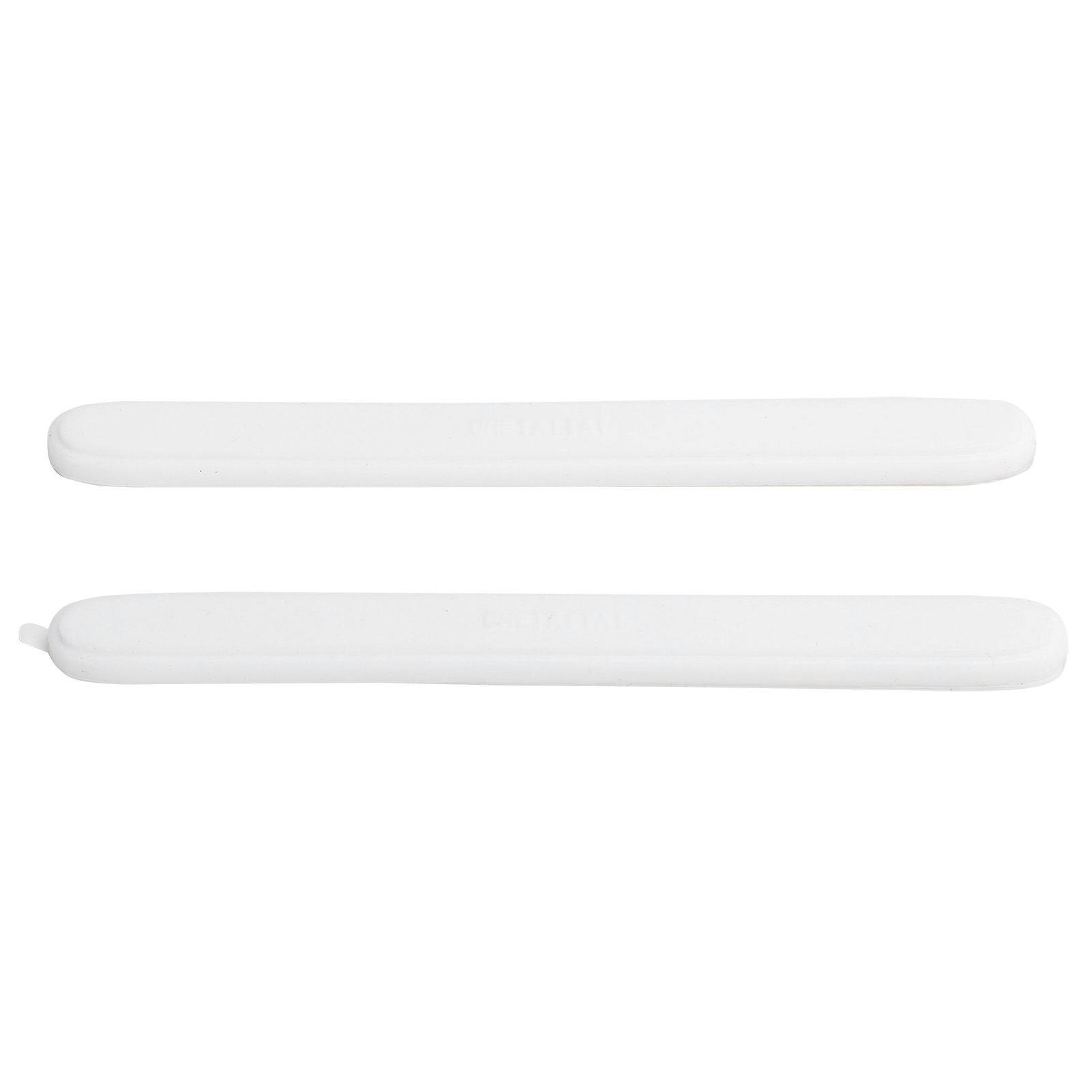 2Pcs Car Door Edge Guard Anti Collision Buffer Trim Cover Protector Accessory White