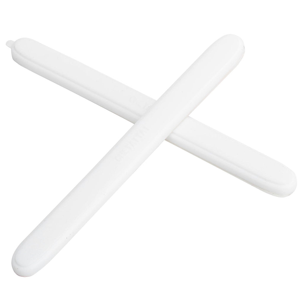 2Pcs Car Door Edge Guard Anti Collision Buffer Trim Cover Protector Accessory White