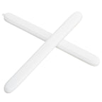 2Pcs Car Door Edge Guard Anti Collision Buffer Trim Cover Protector Accessory White