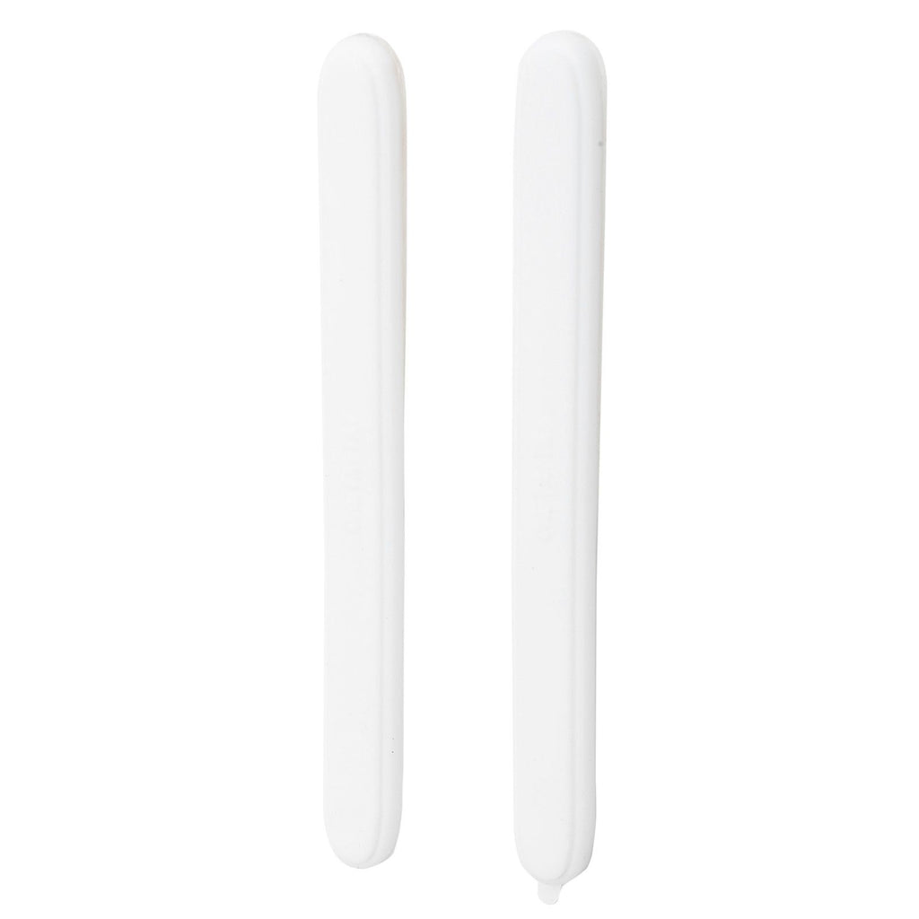 2Pcs Car Door Edge Guard Anti Collision Buffer Trim Cover Protector Accessory White