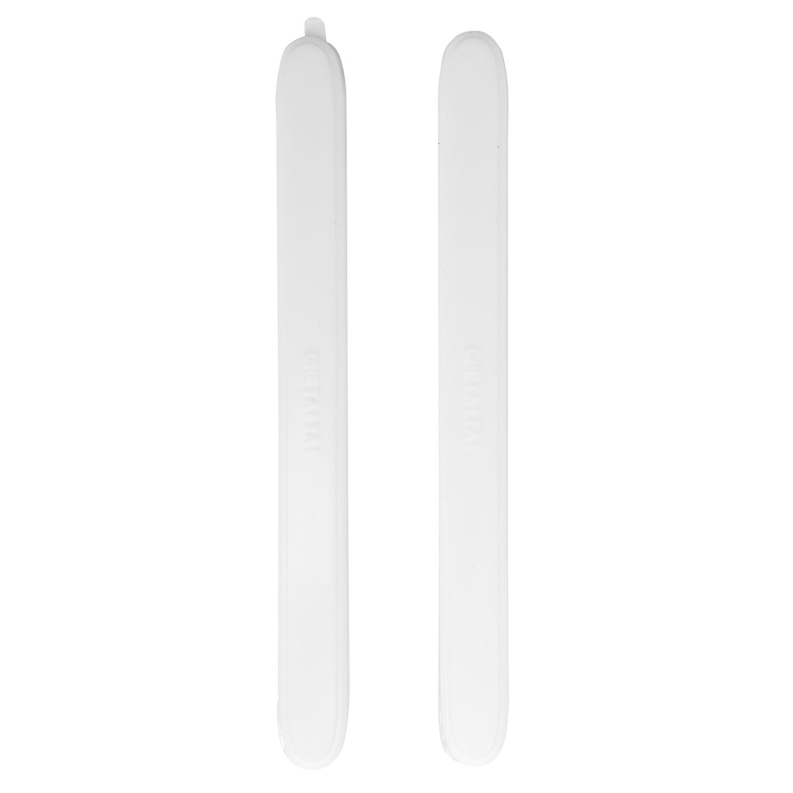 2Pcs Car Door Edge Guard Anti Collision Buffer Trim Cover Protector Accessory White