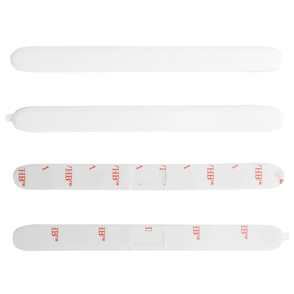 2Pcs Car Door Edge Guard Anti Collision Buffer Trim Cover Protector Accessory White