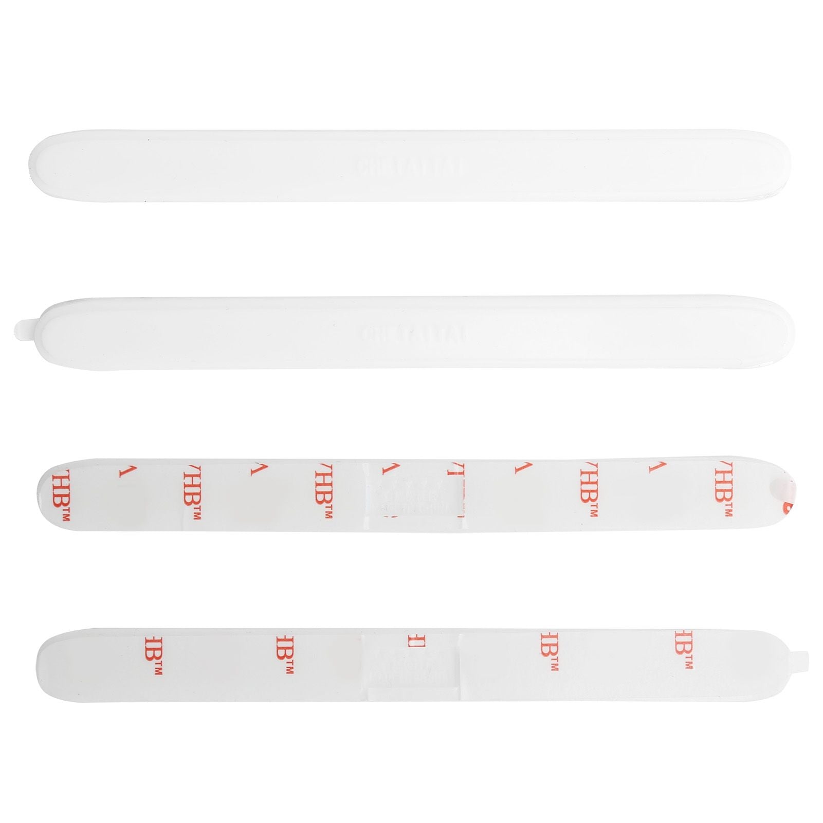 2Pcs Car Door Edge Guard Anti Collision Buffer Trim Cover Protector Accessory White