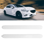 2Pcs Car Door Edge Guard Anti Collision Buffer Trim Cover Protector Accessory White