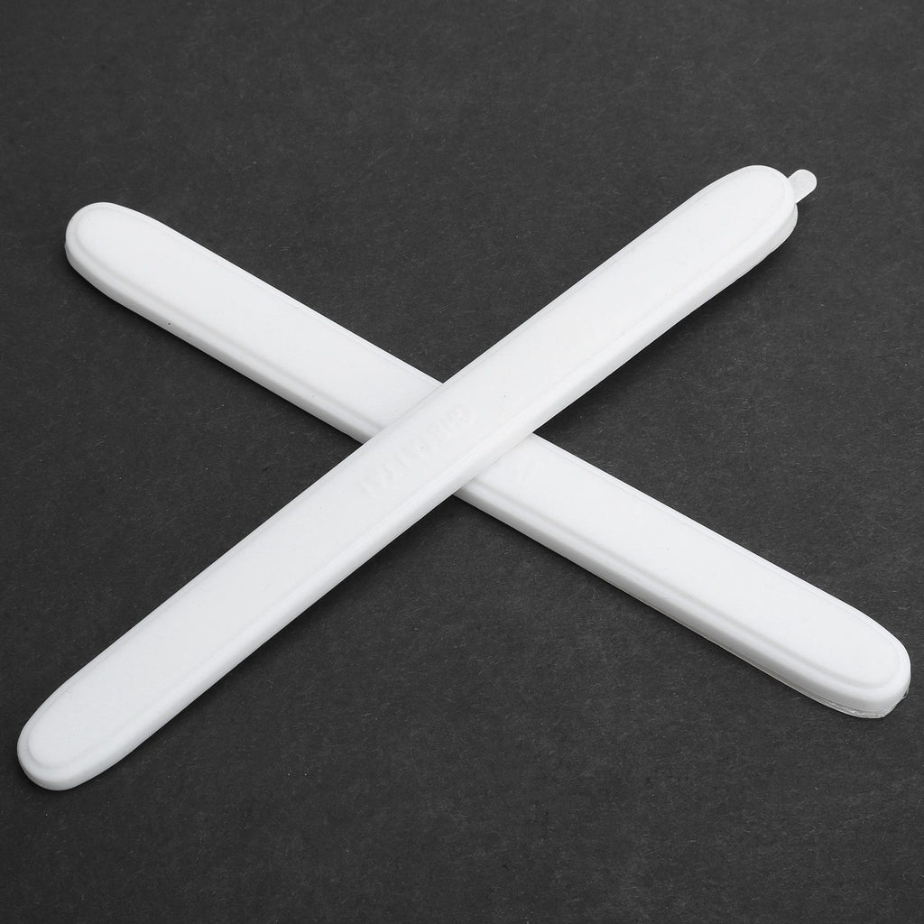 2Pcs Car Door Edge Guard Anti Collision Buffer Trim Cover Protector Accessory White