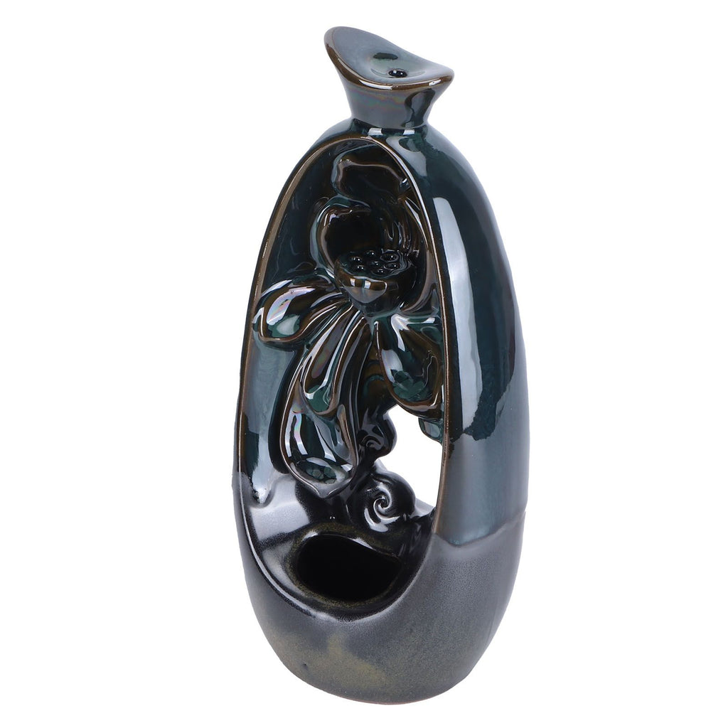 Incense Burner Ceramic Backflow Incense Holder for Teahouse Home Office Decoration