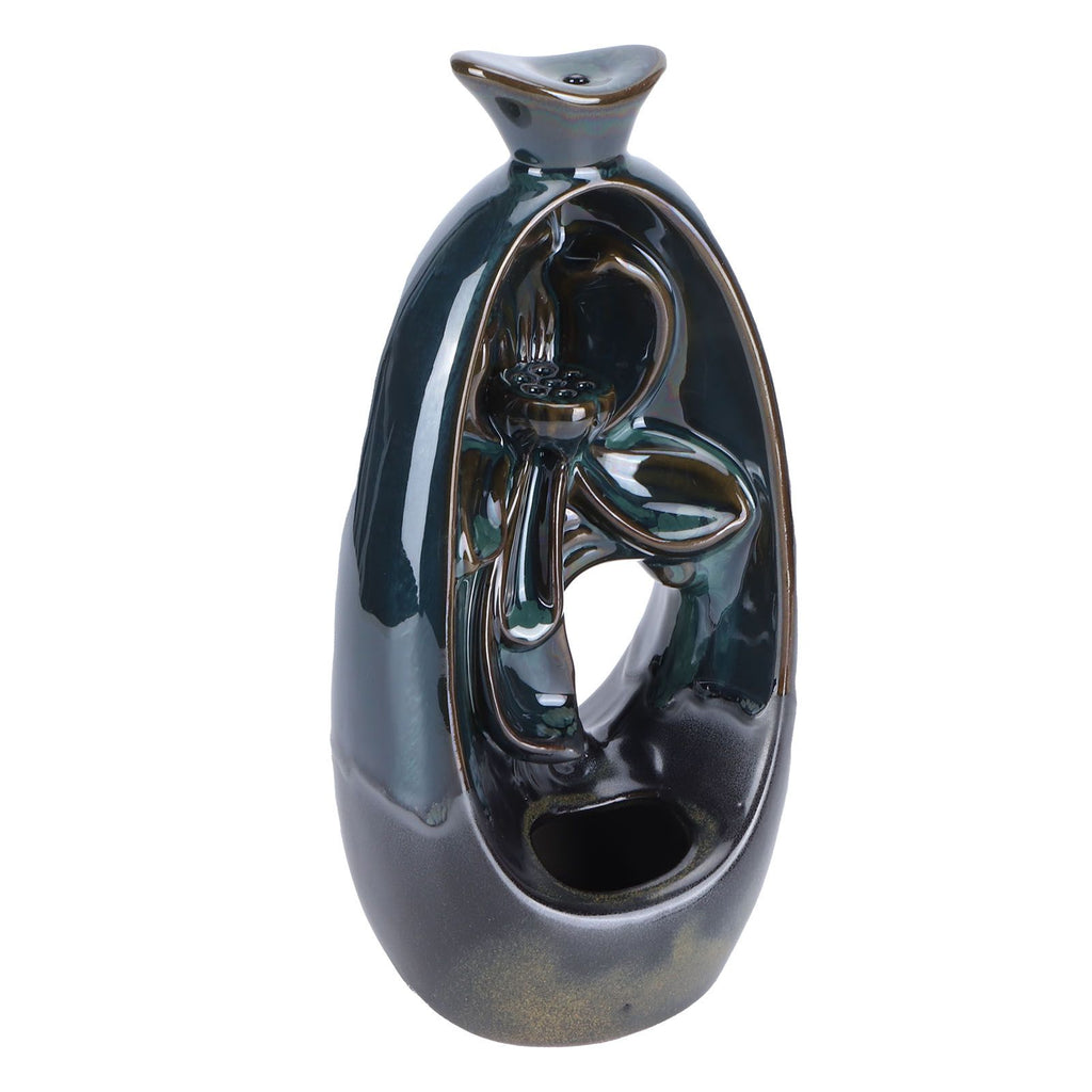 Incense Burner Ceramic Backflow Incense Holder for Teahouse Home Office Decoration