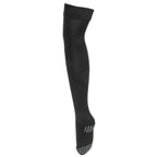 Women Yoga Socks Non Slip Warm Thigh High Stockings for Fitness Latin Dance Sports Black