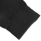 Women Yoga Socks Non Slip Warm Thigh High Stockings for Fitness Latin Dance Sports Black