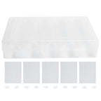 100PCS Transparent Coin Storage Box 17/20/25/27/30mm Round Coin Capsules Containers Protector