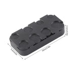 Rectangle Euro Coin Dispenser Plastic Coin Holders Storage Box Organizer Car Use