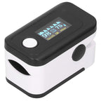Fingertip Pulse Oximeter LED Screen Blood Oxygen Saturation Monitor with Lanyard Black