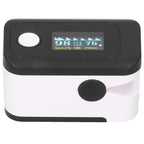 Fingertip Pulse Oximeter LED Screen Blood Oxygen Saturation Monitor with Lanyard Black