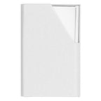Business Card Holder Stainless Steel Innovative Name Card Case Organizer for Commercial UseWhite 007#