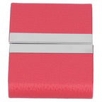 Large Capacity Business Card Holder Pocket Name Card Box Case for Men Double OpenRed 400#
