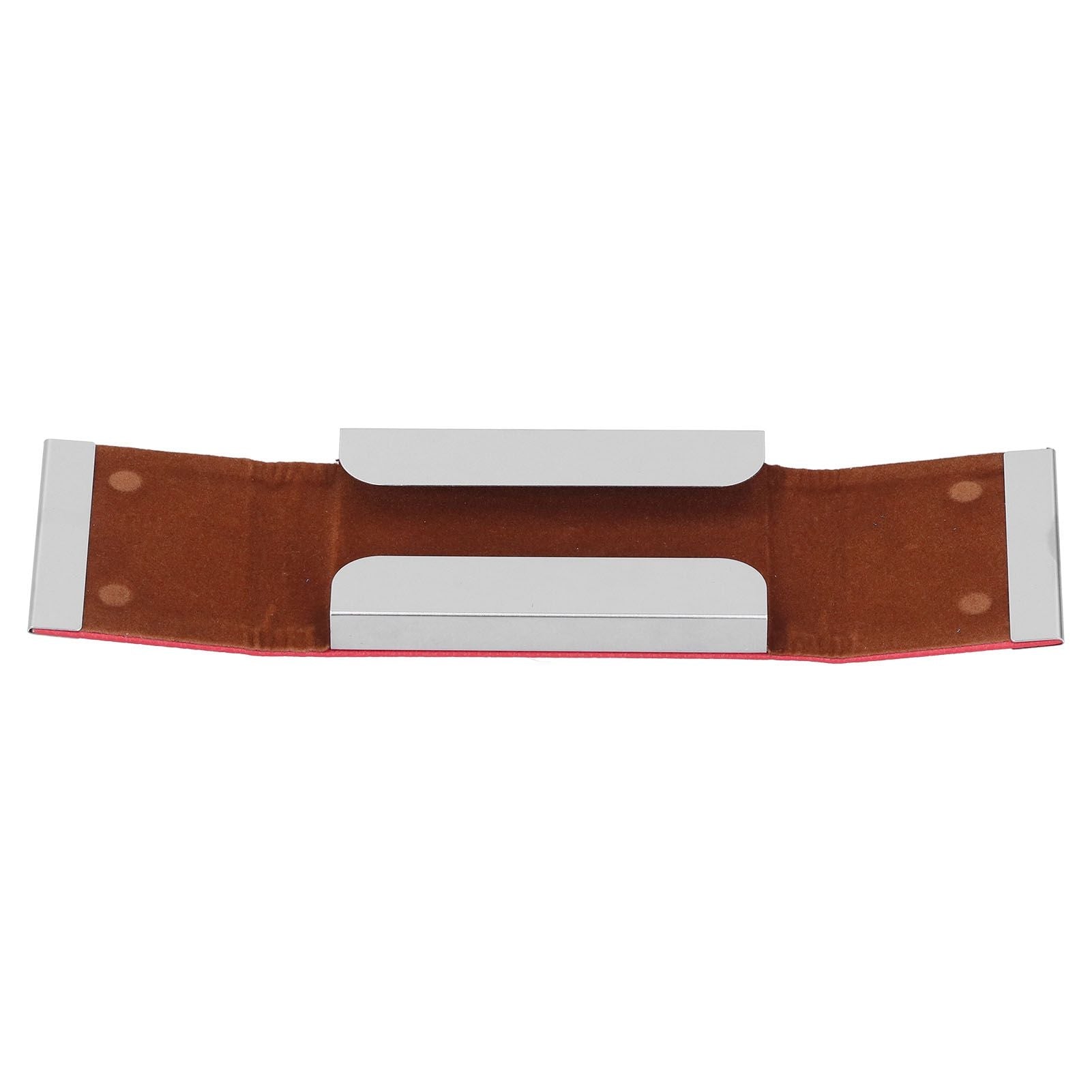 Large Capacity Business Card Holder Pocket Name Card Box Case for Men Double OpenRed 400#