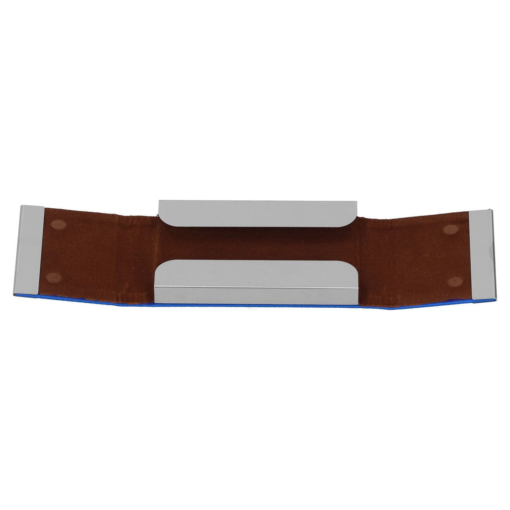 Large Capacity Business Card Holder Pocket Name Card Box Case for Men Double OpenBlue 400#
