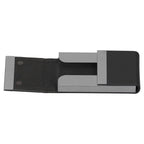 Large Capacity Business Card Holder Pocket Name Card Box Case for Men Double OpenBlack 400#