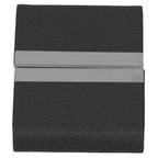Large Capacity Business Card Holder Pocket Name Card Box Case for Men Double OpenBlack 400#