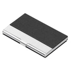 Business Card Holder Stainless Steel Name Card Case for Traveling and Business SuppliesBlack 701#