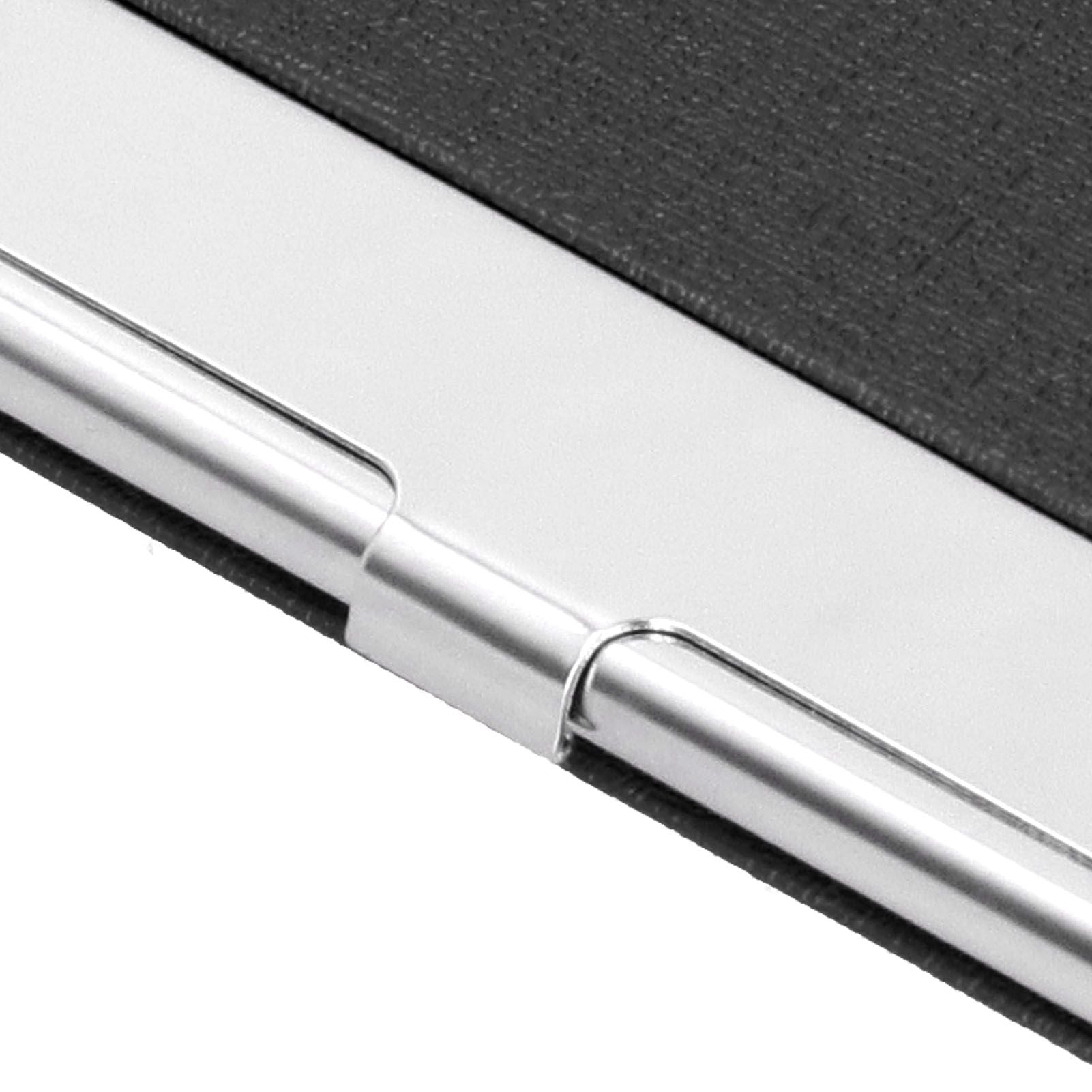 Business Card Holder Stainless Steel Name Card Case for Traveling and Business SuppliesBlack 701#