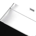 Business Card Holder Stainless Steel Name Card Case for Traveling and Business SuppliesBlack 701#