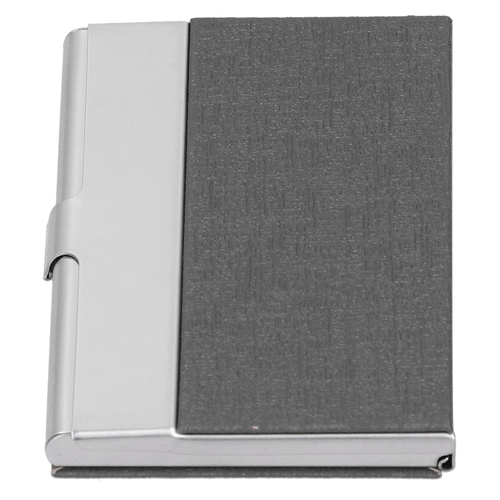 Business Card Holder Stainless Steel Name Card Case for Traveling and Business SuppliesGray 701#