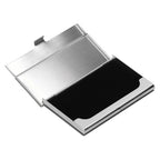 Business Card Holder Stainless Steel Name Card Case for Traveling and Business SuppliesGray 701#