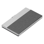 Business Card Holder Stainless Steel Name Card Case for Traveling and Business SuppliesGray 701#