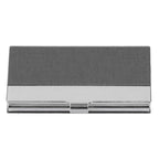 Business Card Holder Stainless Steel Name Card Case for Traveling and Business SuppliesGray 701#