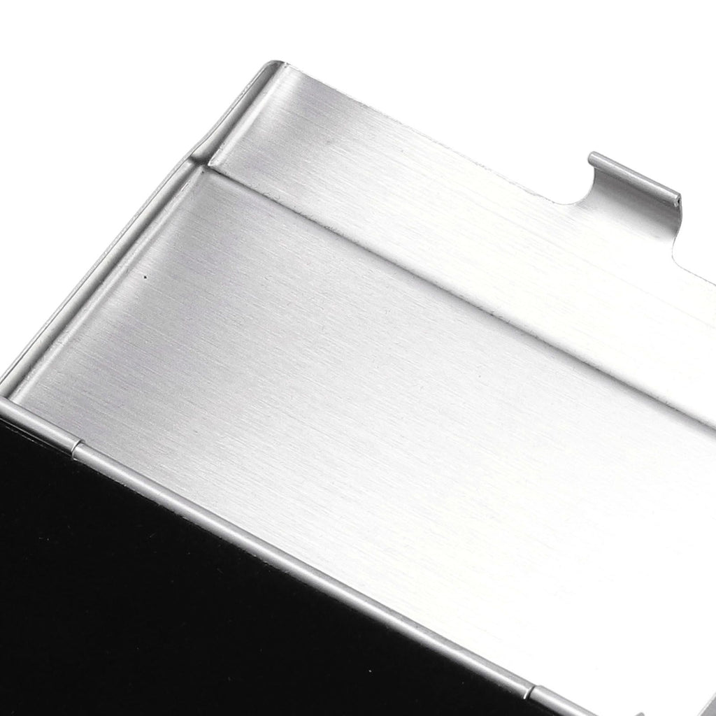 Business Card Holder Stainless Steel Name Card Case for Traveling and Business SuppliesGray 701#