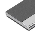 Business Card Holder Stainless Steel Name Card Case for Traveling and Business SuppliesGray 701#