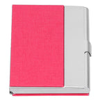 Business Card Holder Stainless Steel Name Card Case for Traveling and Business SuppliesRed 701#