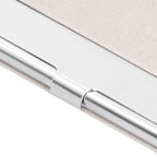 Business Card Holder Stainless Steel Name Card Case for Traveling and Business SuppliesWhite 701#