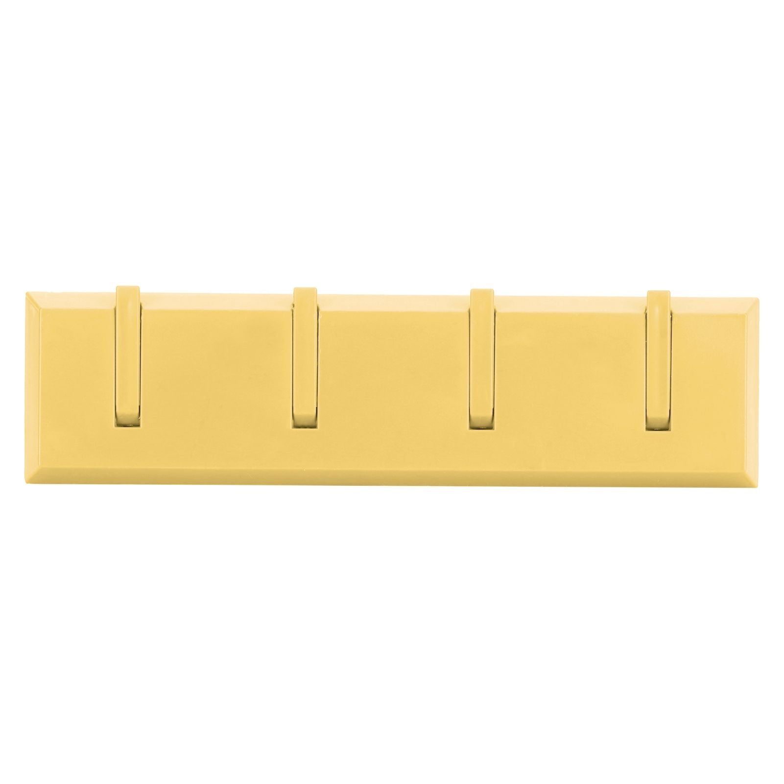 Wall Row Hook Punch Free Coat Key Holder Door Hat Hanger for Bathroom Wall Door Decor(Yellow )