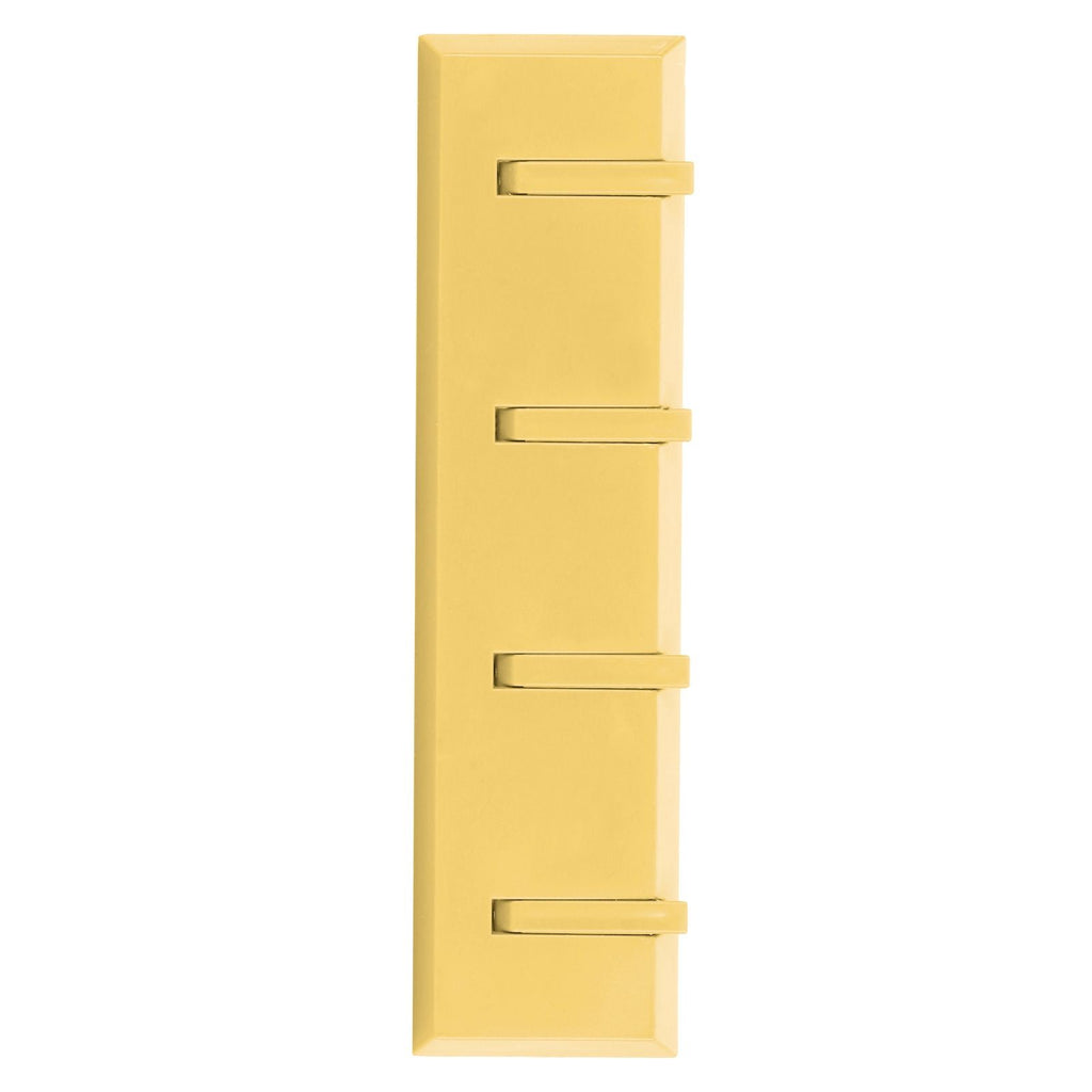 Wall Row Hook Punch Free Coat Key Holder Door Hat Hanger for Bathroom Wall Door Decor(Yellow )