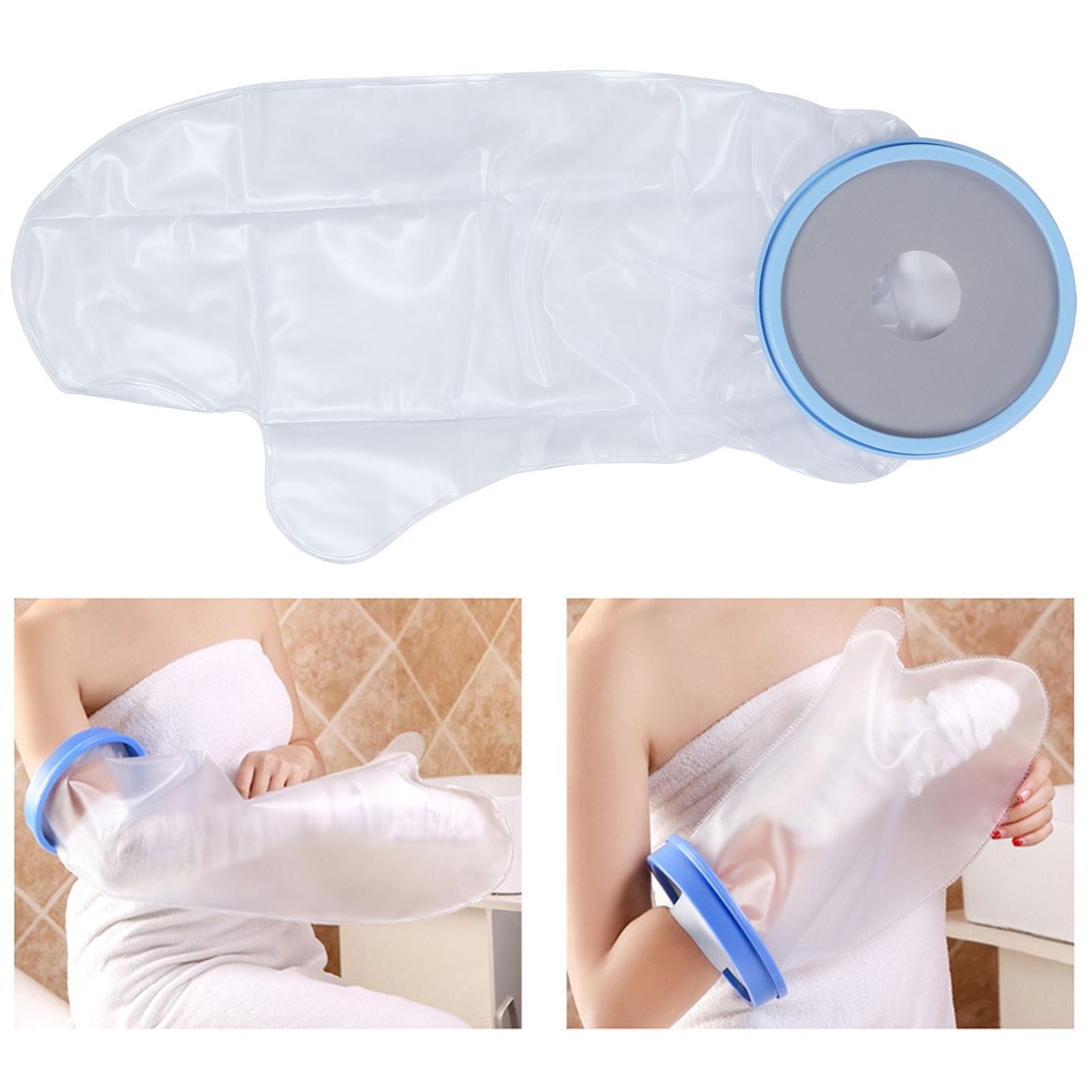 Arm Cast Cover Reusable Waterproof Wound Healing Protector for Shower Bathing Half ArmAdult