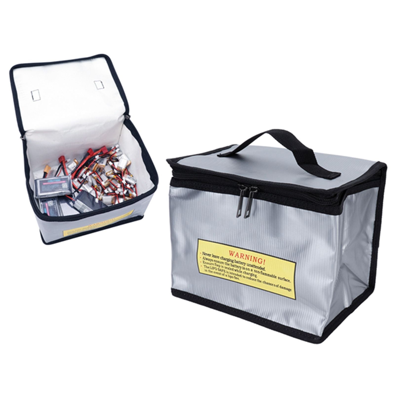 Lipo Battery Safe Bag Pouch Portable Fireproof Explosion Proof Bag for Battery Protector