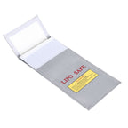Lithium Ion Battery Safe Bag Fireproof Explosion Proof Storage Bag Protector 10x20cm