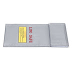 Lithium Ion Battery Safe Bag Fireproof Explosion Proof Storage Bag Protector 10x20cm