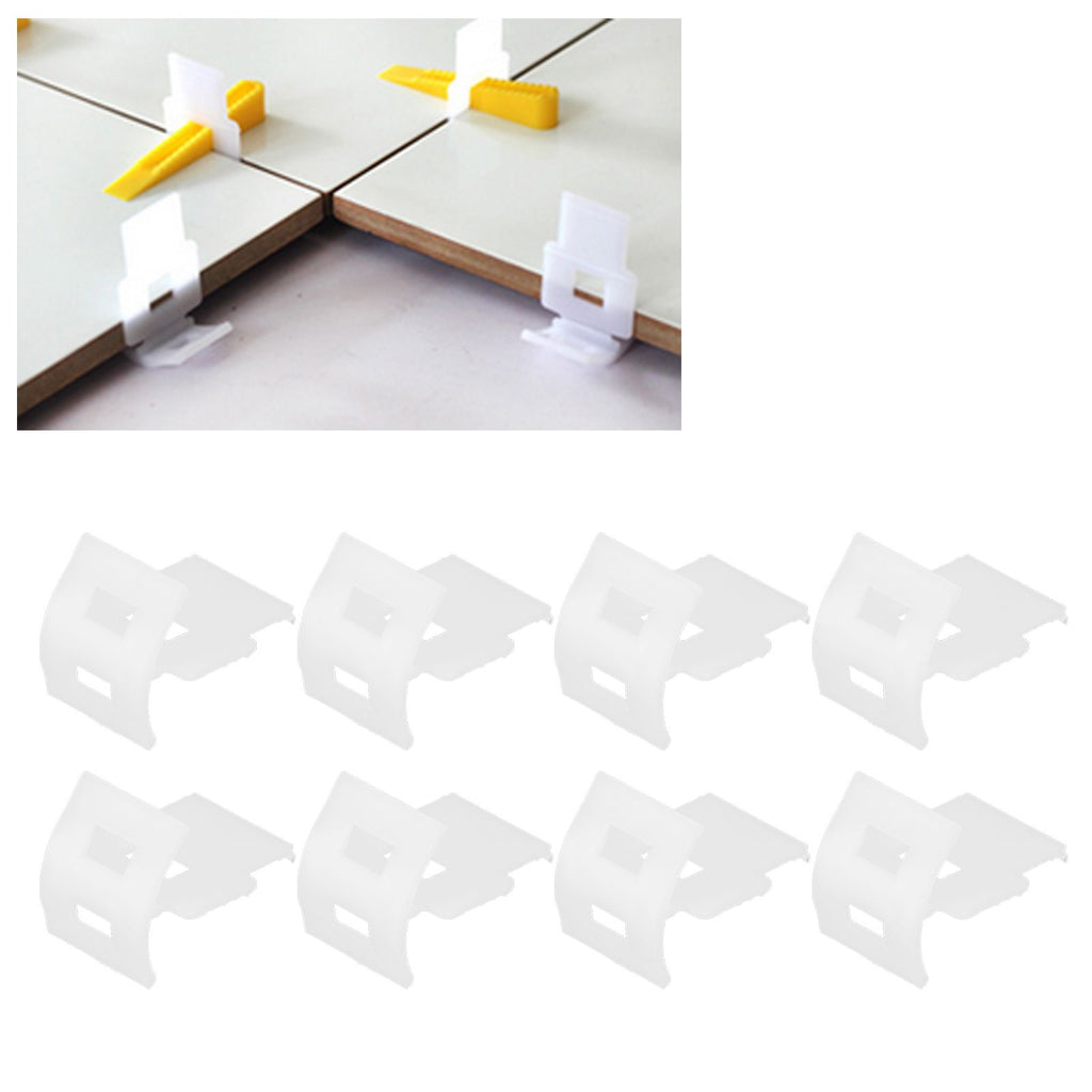 100PCS Ceramic Tile Leveling System Floor Leveler Locator Tool Spacers Tile Construction Tool