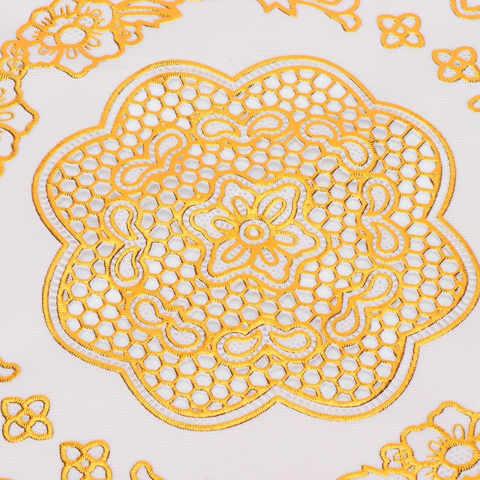 2PCS 30cmx30cm Table Mats Gold Dining Table Placemats for Wedding Party SuppliesStyle 01