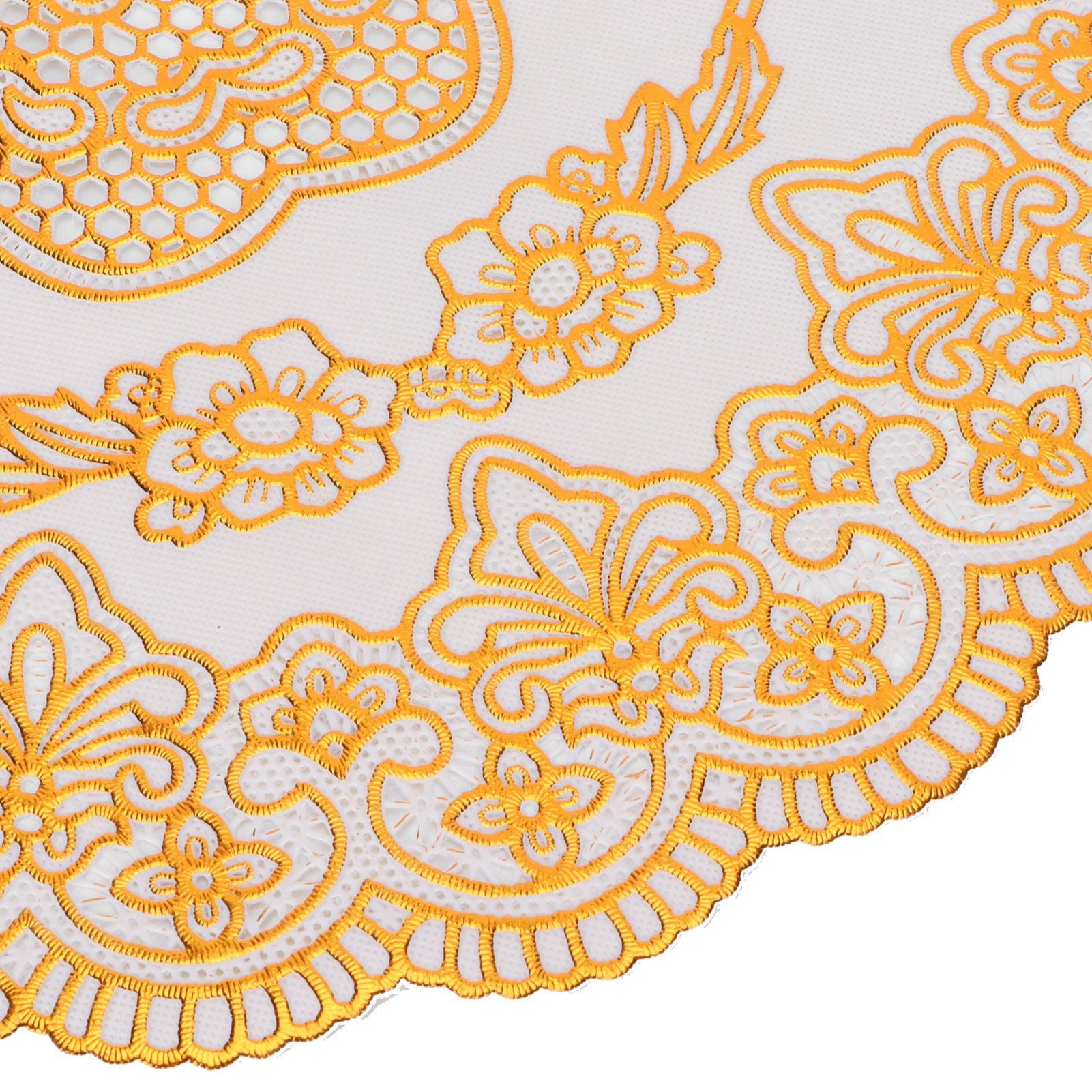 2PCS 30cmx30cm Table Mats Gold Dining Table Placemats for Wedding Party SuppliesStyle 01