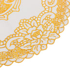 2PCS 30cmx30cm Table Mats Gold Dining Table Placemats for Wedding Party SuppliesStyle 04