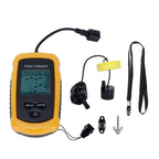 Portable Sonar Fish Finder HandHeld Depth Finder Alarm Sensor Detector Fishing Accessory