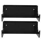 2Pcs Wall Shelf Skateboard Hanger Display Storage Rack Snowboard Organizer SuppliesBlack