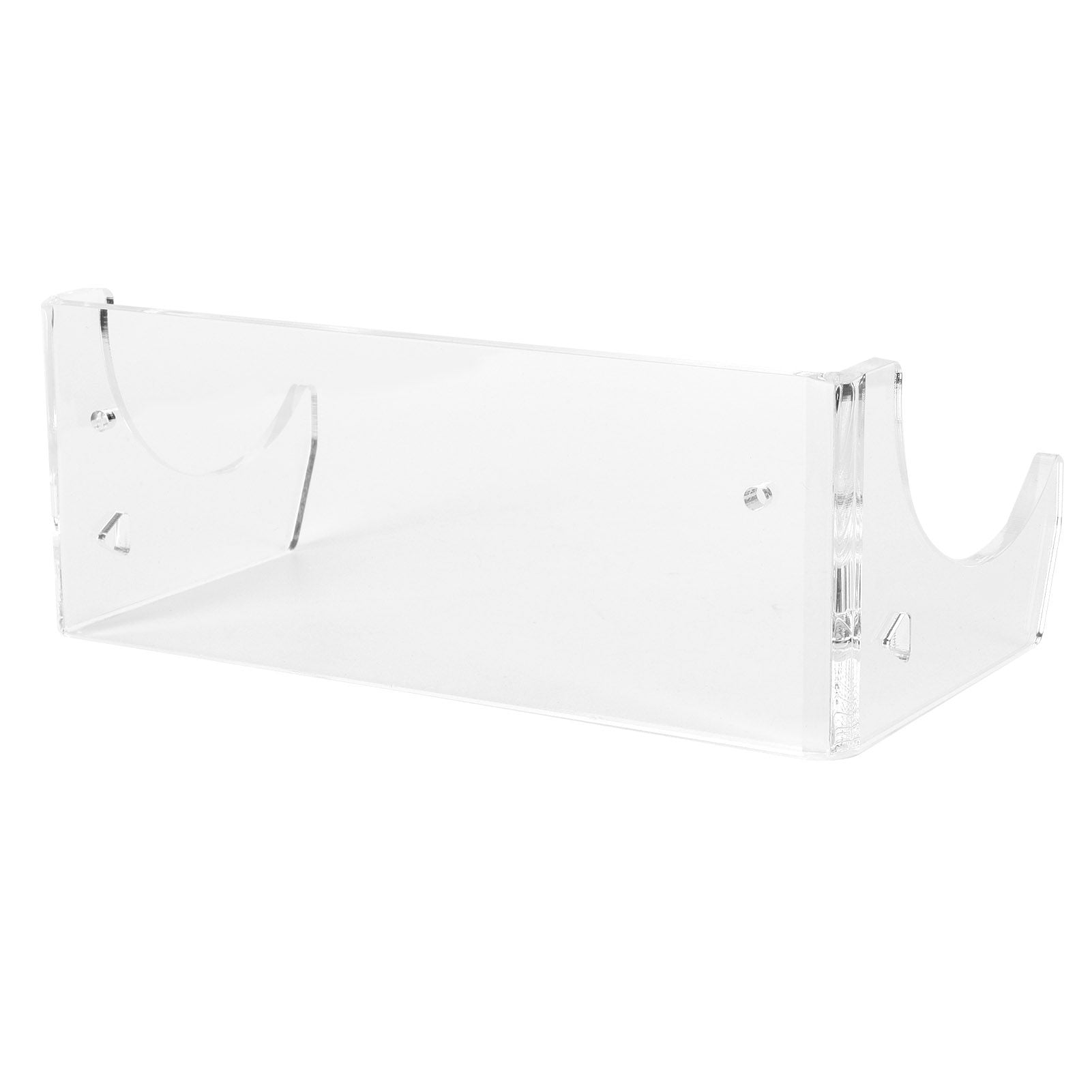 2Pcs Wall Shelf Skateboard Hanger Display Storage Rack Snowboard Organizer SuppliesTransparent