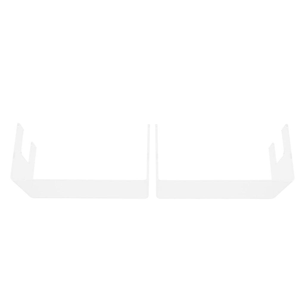 2Pcs Acrylic Display Rack Transparent Toys Dolls Jewelry Stand Shelf for Bedroom