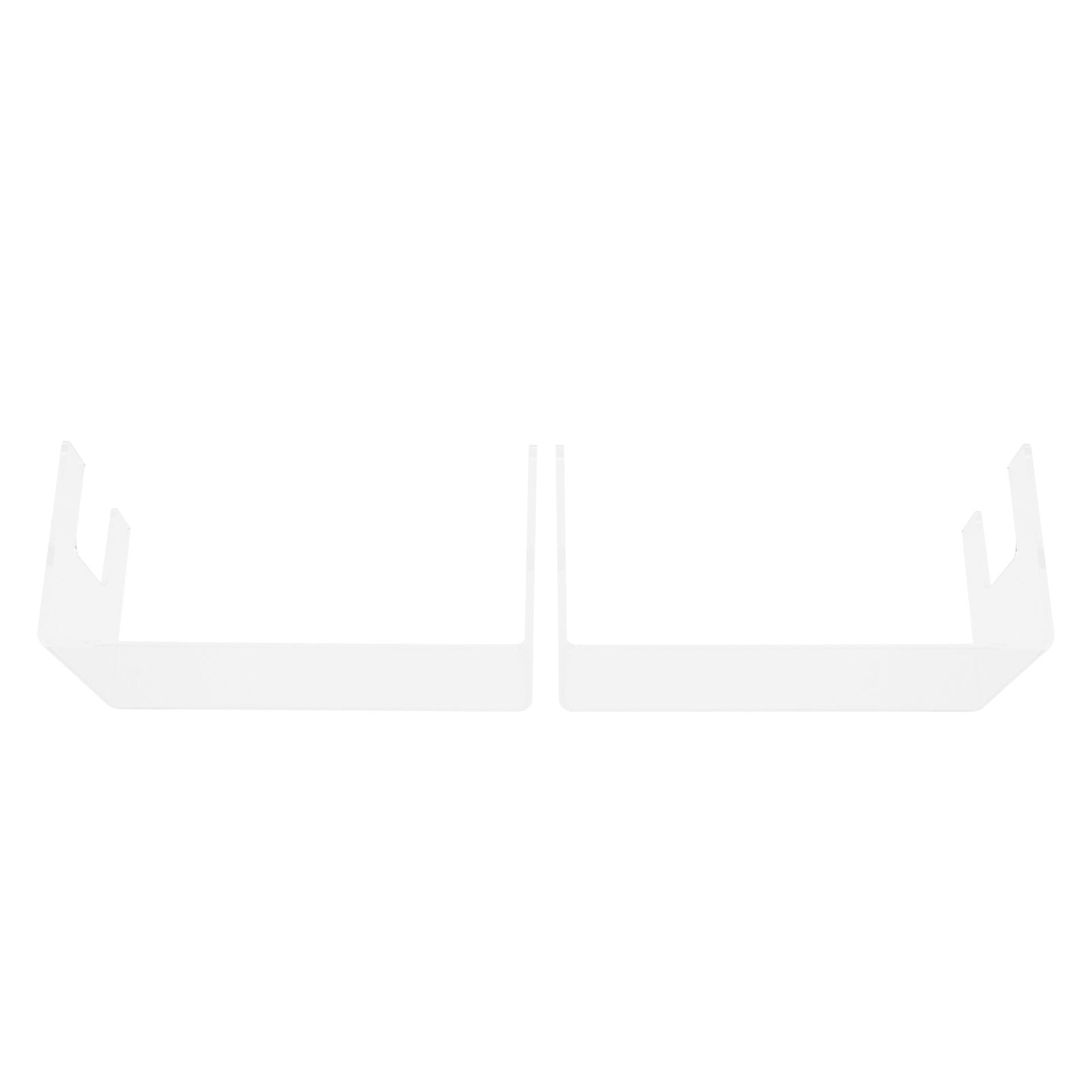 2Pcs Acrylic Display Rack Transparent Toys Dolls Jewelry Stand Shelf for Bedroom