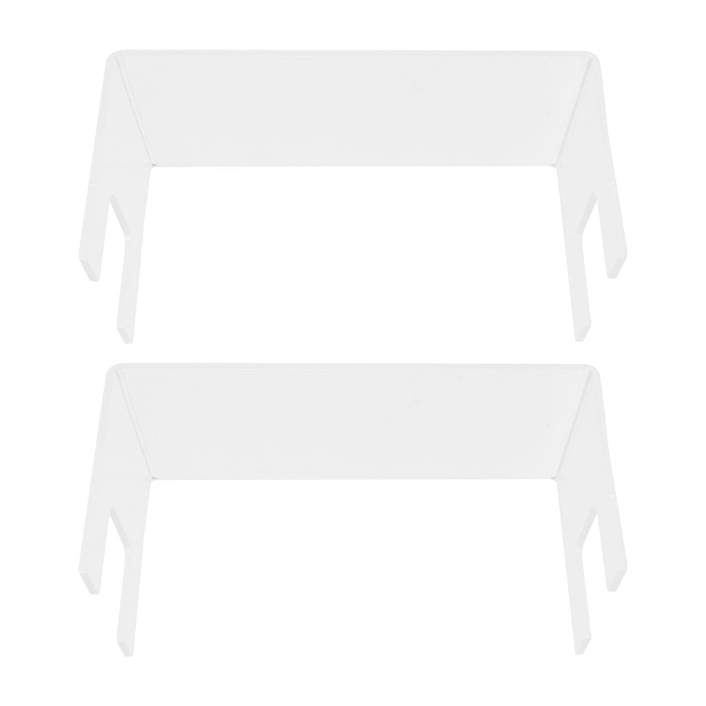 2Pcs Acrylic Display Rack Transparent Toys Dolls Jewelry Stand Shelf for Bedroom